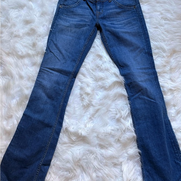 Hudson Jeans Dark Blue Flare & Wide Leg - Picture 2 of 5